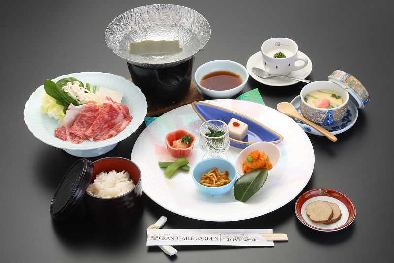 お昼の団体メニュー